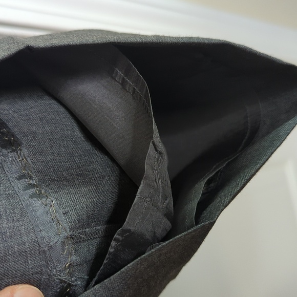 Ann Taylor Cashmere Wool Gray Suit Jacket 8P Audrey Trousers 6 Office Siren - Picture 6 of 16